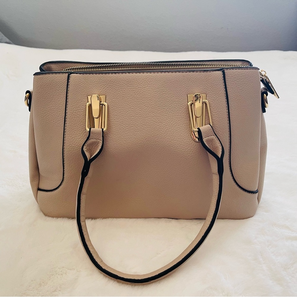 Pale Blush Rose Pink Unbranded Handbag Crossbody Purse